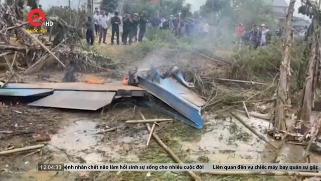 Khắc phục xong sự cố máy bay quân sự rơi ở Quảng Nam 
