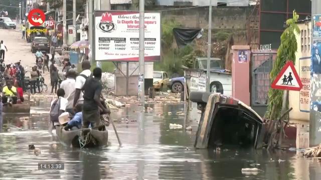 Lũ lụt nhấn chìm lưu vực sông Congo, hơn 300 người thiệt mạng