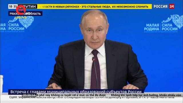Ông Putin được người dân Donetsk ủng hộ trong cuộc bầu cử Tổng thống Nga 