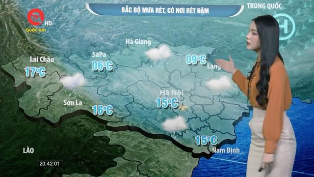 Dự báo thời tiết ngày 22/1: Bắc Bộ và Bắc Trung Bộ chuyển rét