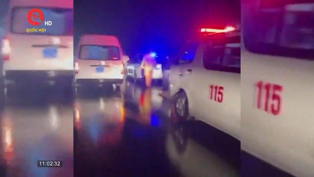 Vụ xe khách lao xuống vực: Đà Nẵng khẩn trương cứu chữa 12 người bị thương