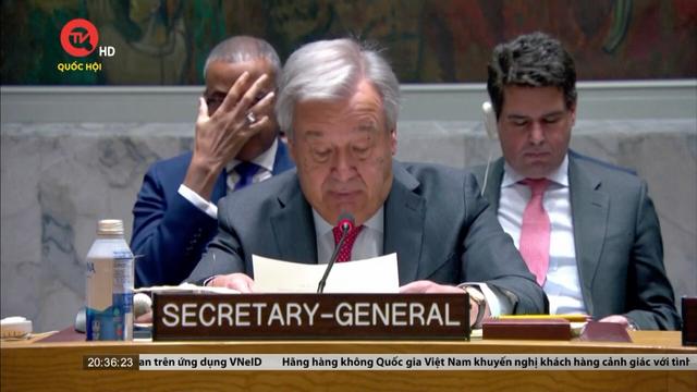 Hội đồng Bảo an Liên hợp quốc thảo luận về căng thẳng Trung Đông 