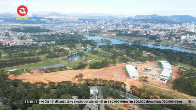 Lâm Đồng: Toà nhà sai phạm tại sân golf Đồi Cù vẫn chưa được tháo dỡ 