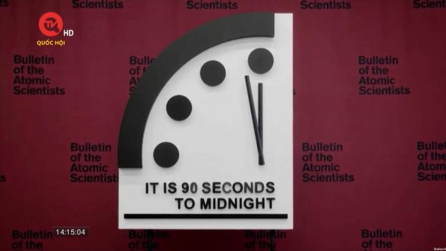 "Đồng hồ ngày tận thế" 2024 cảnh báo sự diệt vong của nhân loại