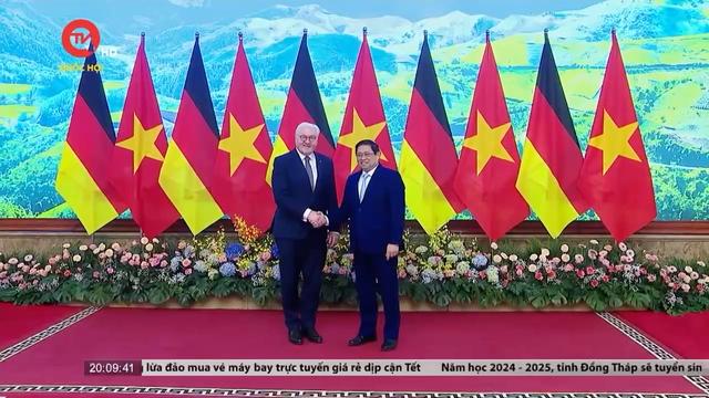 Thủ tướng Phạm Minh Chính hội kiến Tổng thống Đức Frank-Walter Steinmeier