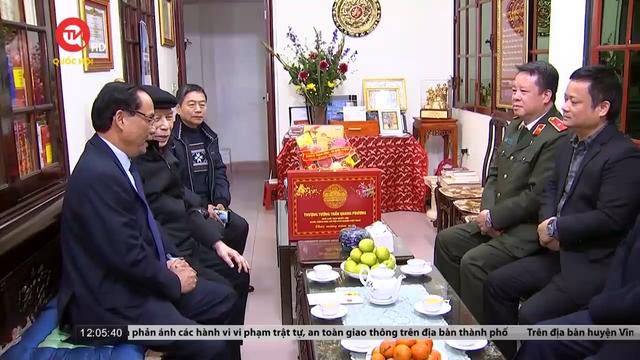 Phó Chủ tịch Quốc hội Trần Quang Phương chúc Tết các Nguyên Lãnh đạo Quốc hội, Quân đội 
