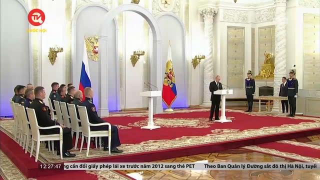 Ông Putin chính thức trở thành ứng viên tranh cử Tổng thống Nga