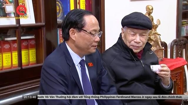 Phó Chủ tịch Quốc hội Trần Quang Phương chúc Tết gia đình các nguyên, cố lãnh đạo Đảng, Quốc hội và quân đội
