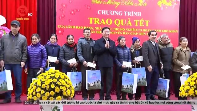 Phó Chủ tịch Quốc hội Nguyễn Khắc Định thăm, tặng quà Tết tại tỉnh Thái Bình