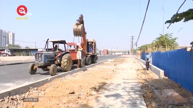 Đường kết nối bến xe miền Đông mới sắp hoàn thiện sau 8 năm thi công