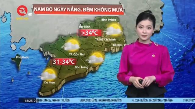 Dự báo thời tiết Nam Bộ ngày 6/2: Ngày nắng, chỉ số UV cao