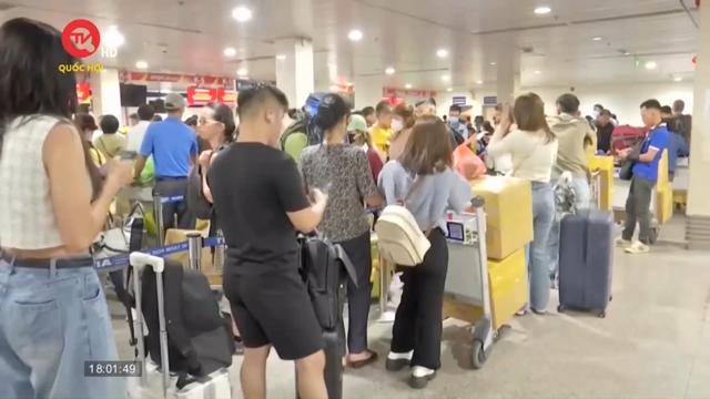 700 chuyến bay ở Tân Sơn Nhất bị chậm trễ chuyến
