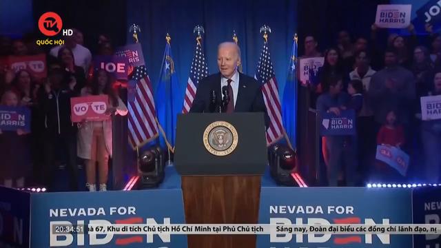Cụm tin quốc tế 7/2: Ông Joe Biden chiến thắng bầu cử sơ bộ ở Nevada