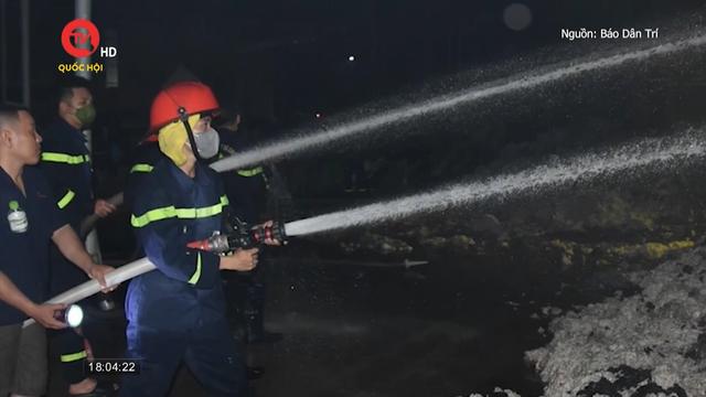 Tiền Giang: Nhà xưởng 1.000 m2 bị thiêu rụi