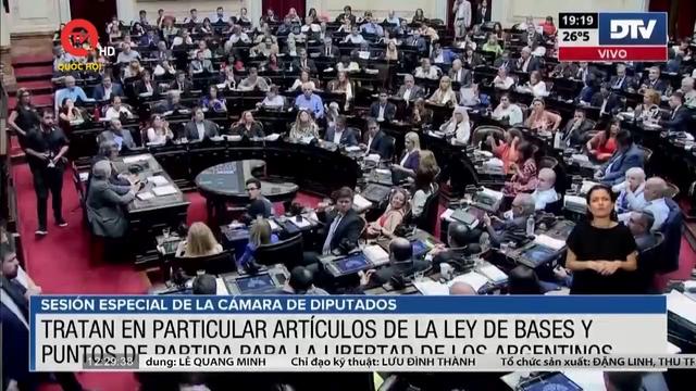 Quốc hội Argentina bác bỏ cải cách kinh tế