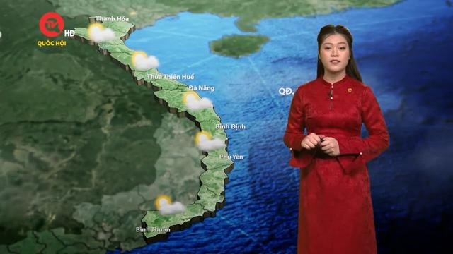 Dự báo thời tiết: Bắc Bộ hửng nắng, Trung Bộ có mưa vài nơi