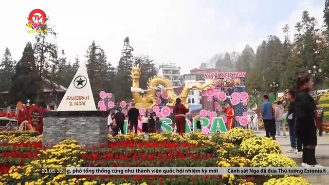 Sa Pa đón hơn 112 nghìn lượt khách trong kỳ nghỉ Tết Nguyên Đán 2024