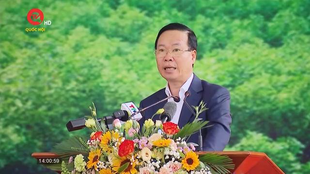 Chủ tịch nước Võ Văn Thưởng phát động Tết trồng cây “Đời đời nhớ ơn Bác Hồ” Xuân Giáp Thìn