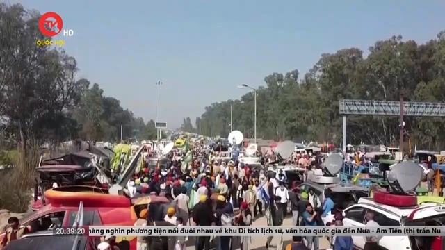 Nông dân Ấn Độ biểu tình trên quy mô lớn yêu cầu trợ cấp