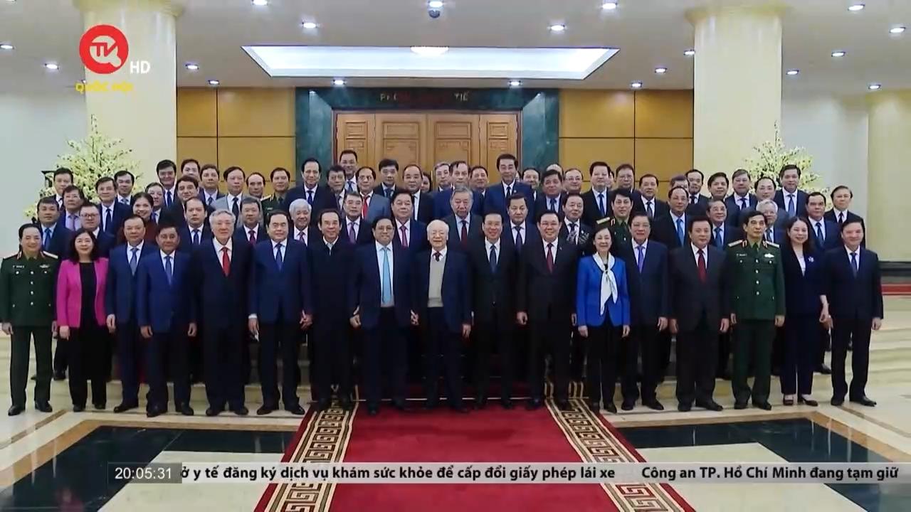 Tổng Bí thư Nguyễn Phú Trọng chủ trì phiên họp đầu tiên của Tiểu ban Văn kiện Đại hội XIV