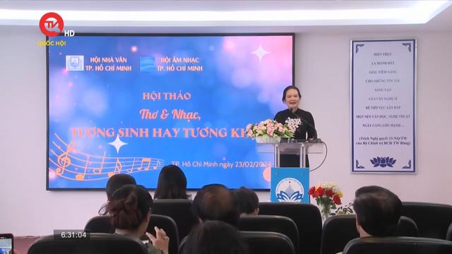 Tương sinh - tương khắc giữa thơ với nhạc trong Ngày hội thơ Việt Nam