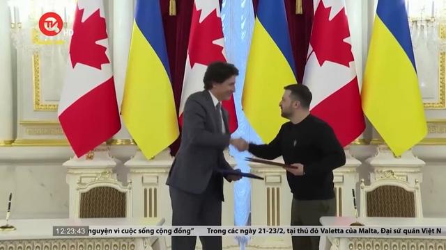 Ukraine ký thỏa thuận an ninh với Italy và Canada 