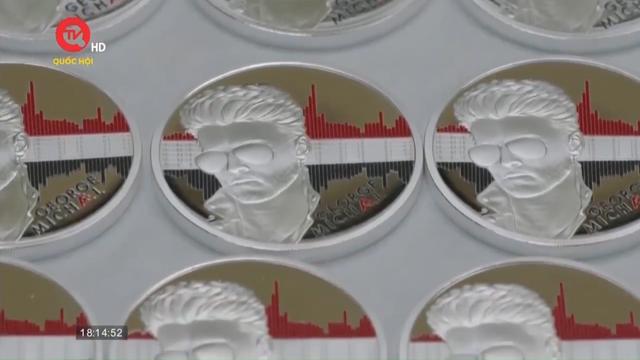 Nghệ sĩ George Michael được vinh danh trên đồng tiền xu nước Anh