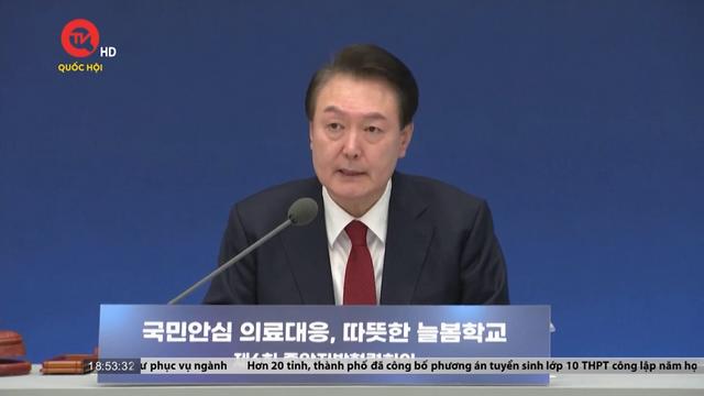 Tổng thống Hàn Quốc kiên định với cải cách y tế 
