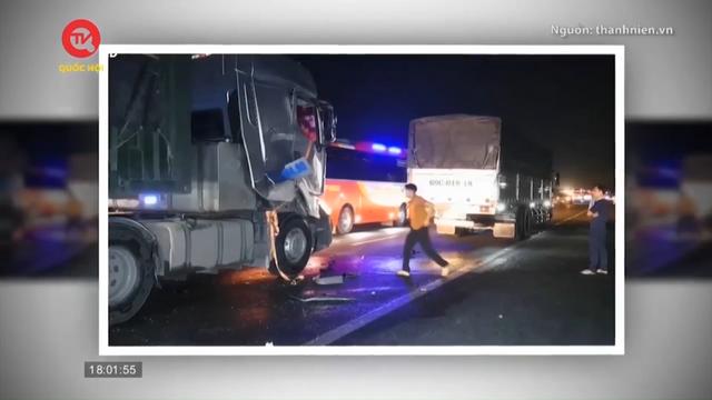 Tai nạn liên tiếp trên cao tốc TPHCM - Trung Lương 