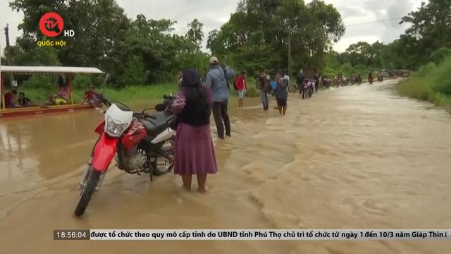 Lũ lụt gây thiệt hại nghiêm trọng ở Bolivia 