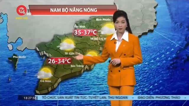 Dự báo thời tiết khu vực Nam Bộ 5/3: Nam Bộ nắng nóng gia tăng