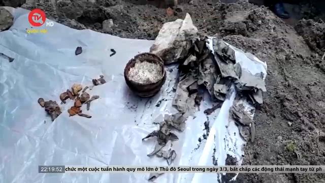 Quảng Bình: Người dân phát hiện nhiều di vật của liệt sỹ trong lúc đào móng nhà