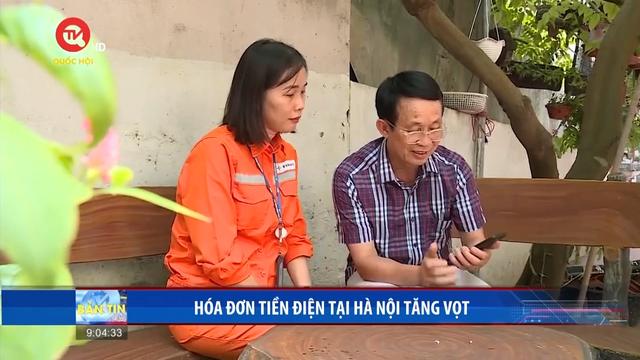 Hoá đơn tiền điện tại Hà Nội tăng vọt