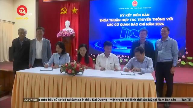Truyền hình Quốc hội Việt Nam hợp tác truyền thông với tỉnh Thừa Thiên Huế
