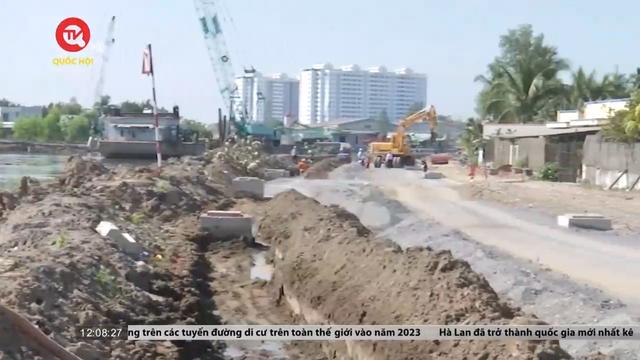 Nguy cơ thiếu cát làm đường ven kênh Tham Lương - Bến Cát 