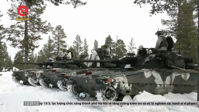 Quân đội Thụy Điển tham gia cuộc tập trận đầu tiên trong NATO