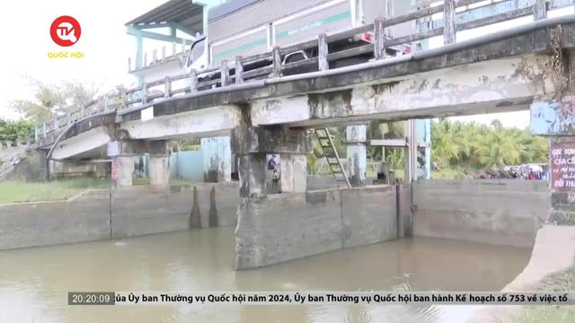 Xâm nhập mặn tại Đồng bằng sông Cửu Long đạt đỉnh