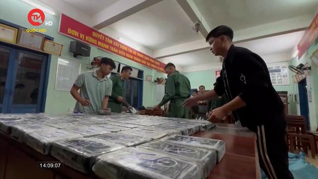 Quảng Ngãi: Phát hiện gần 30 kg chất lạ nghi ma tuý trôi dạt vào đảo Lý Sơn