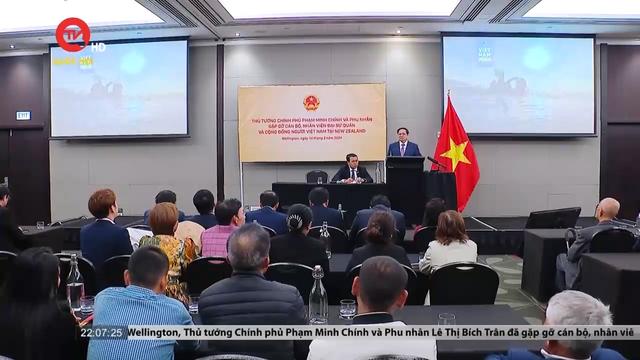 Thủ tướng Phạm Minh Chính gặp gỡ kiều bào tại New Zealand