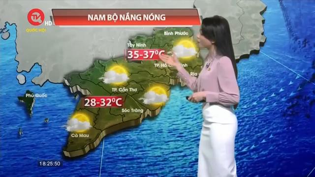 Dự báo thời tiết: Nắng nóng ở Nam Bộ giảm nhẹ