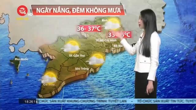 Dự báo thời tiết 16/3: Nam Bộ tiếp diễn nắng nóng