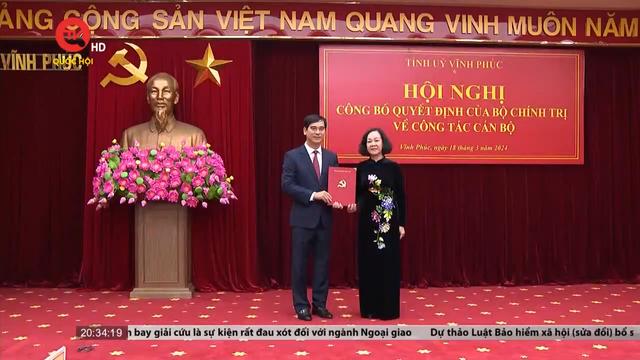 Đồng chí Dương Văn An giữ chức Bí thư tỉnh ủy Vĩnh Phúc