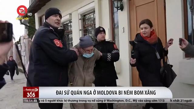 Cụm tin quốc tế: Đại sứ quán Nga ở Moldova bị ném bom xăng