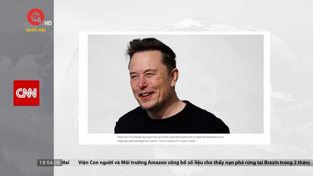 Elon Musk thừa nhận sử dụng ketamine