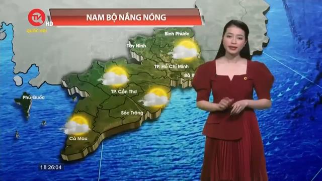 Dự báo thời tiết Nam Bộ ngày 21/3: Nam Bộ tiếp tục nắng nóng