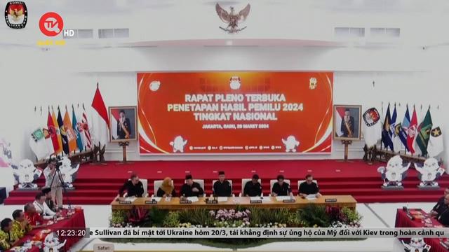 Bộ trưởng Quốc phòng Indonesia đắc cử Tổng thống 
