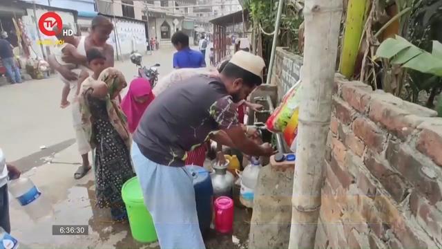 Bangladesh thiếu nước nghiêm trọng do xâm nhập mặn