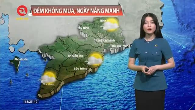Dự báo thời tiết: Nam Bộ duy trì nắng nóng