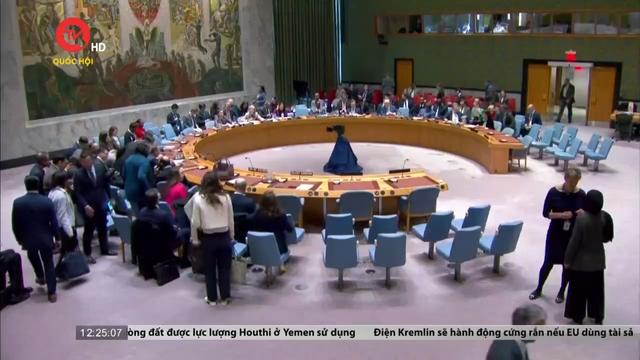 Hội đồng Bảo an LHQ chưa thể thông qua nghị quyết về dải Gaza 
