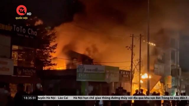 Hỏa hoạn thiêu rụi nhà sách ở Bình Phước